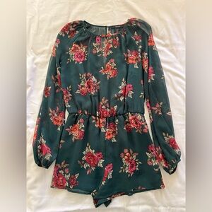 Floral romper - size S